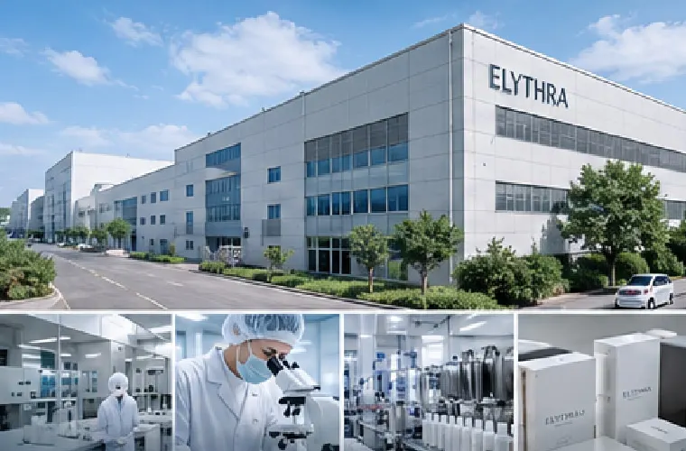 Skincare OEM manufacturer facility in Guangzhou China with production workshop