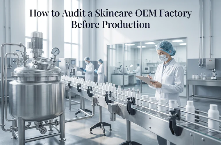 How to Audit a Skincare OEM Factory Before Production